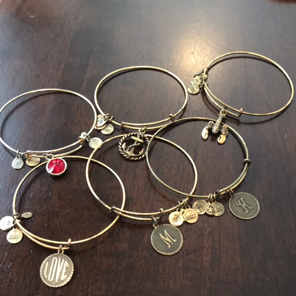 Gold Alex & Ani Bracelets- sold individually